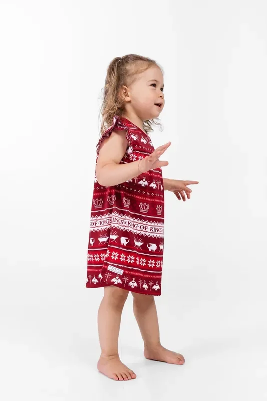 King Of Kings Ruby Red Pj Girls Nightgown Polyester