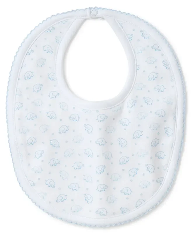 Kissy Kissy Blue Elephant Bib