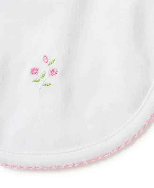 Kissy Kissy Garden Rose Reversible Bib