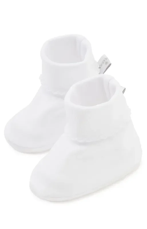 Kissy Kissy White Booties