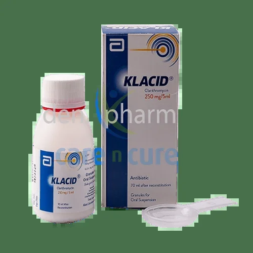 Klacid Paed Susp 250 mg/100 ml (Original Prescription Is Mandatory Upon Delivery)