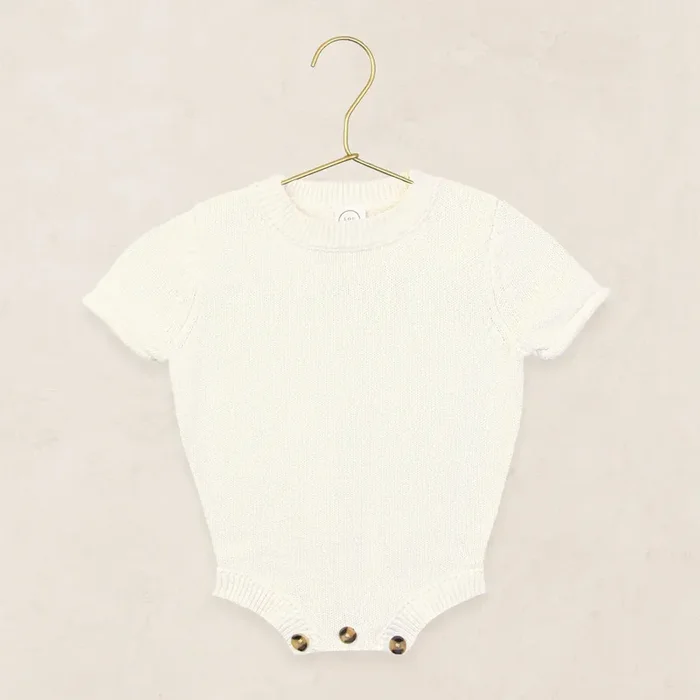 Knit onesie ivory