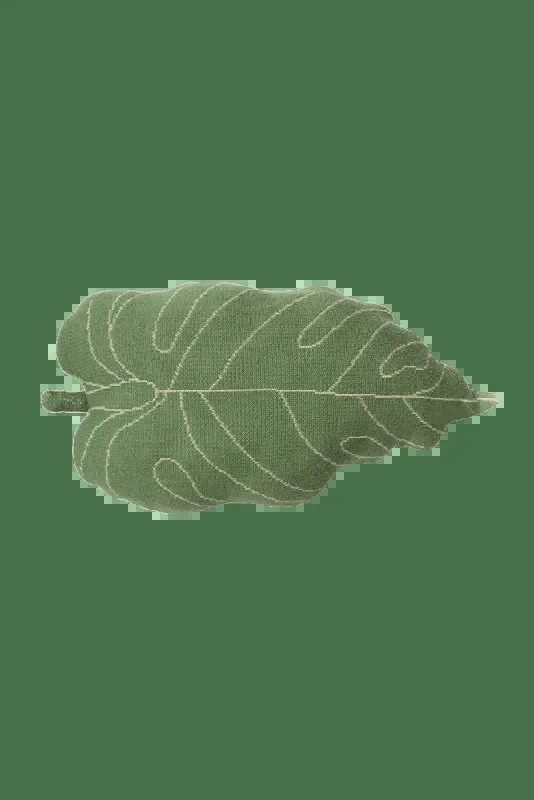 Knitted Cushion Baby Leaf – Plants