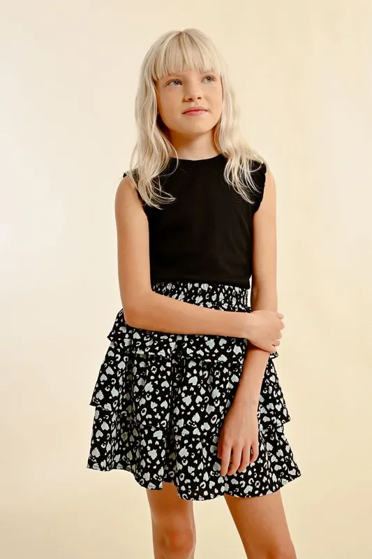 Knitted Tank Top | Black