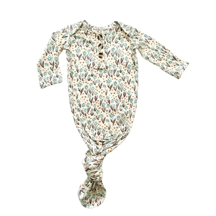 Knotted Baby Gown – La La Floral