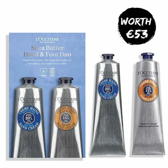 L’OCCITANE Shea Butter Hand Cream & Foot Cream Duo