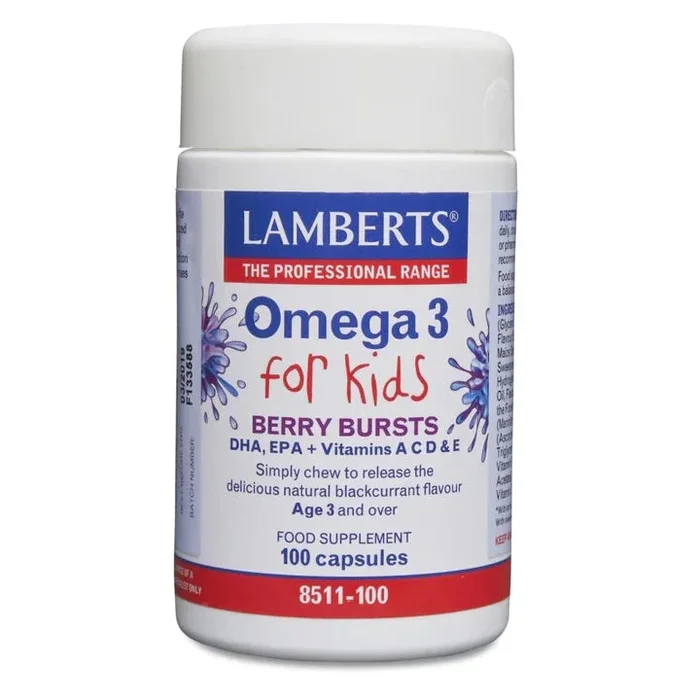 Lamberts Omega 3 for Kids Chewable Caps 60’s