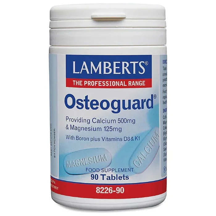 Lamberts Osteoguard – Calcium 500mg & Magnesium 125mg+ Boron Tablets 30’s