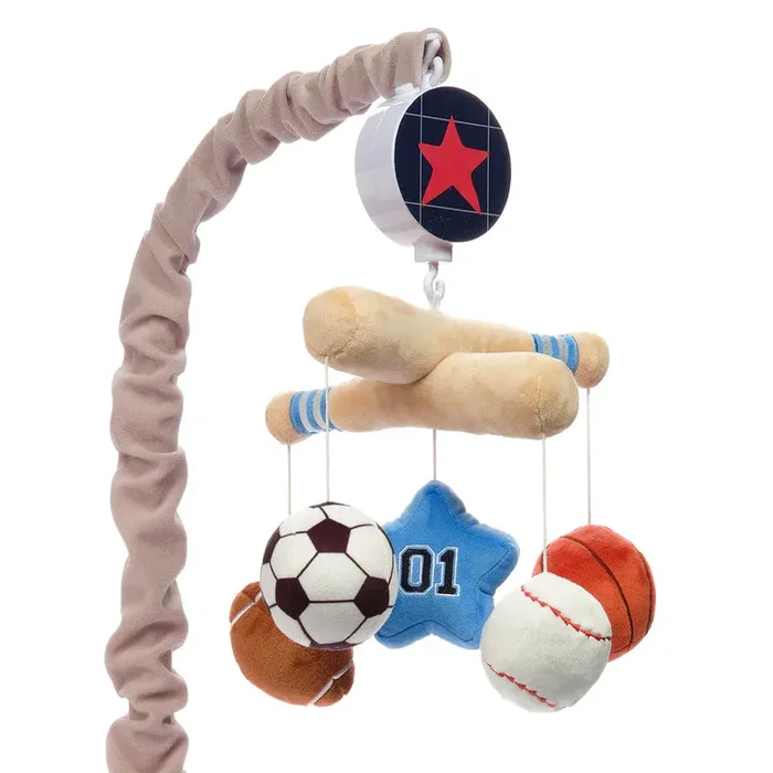 Lambs & Ivy Baby Sports Musical Mobile – Plays 20 minutes