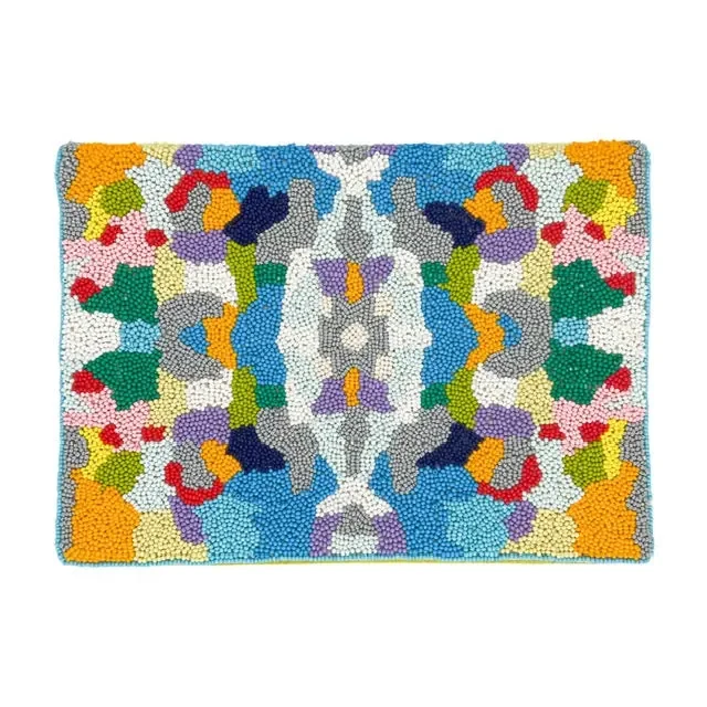 Laura Park Indigo Girl Blue Beaded Clutch