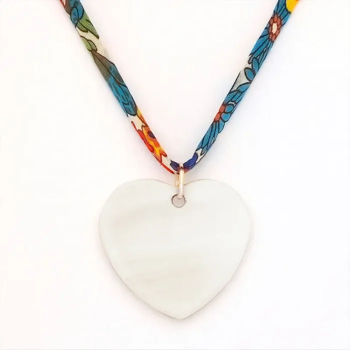 Le Catch X Oiya: Liberty Heart Charm Necklace