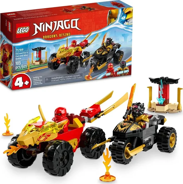 LEGO® Ninjago: Kai and Ras’s Car and Bike Battle