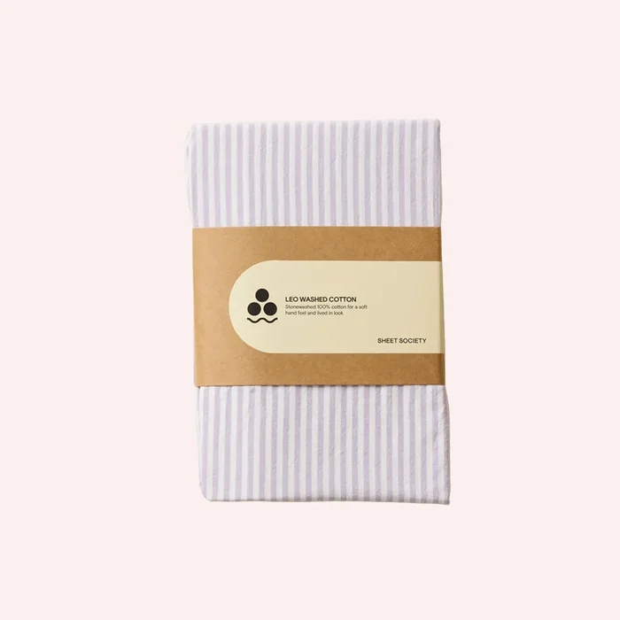 Leo Washed Cotton Fitted Sheet – Rue