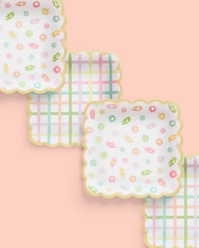 Let’s Partea Plates – 24 Foil Paper Plates
