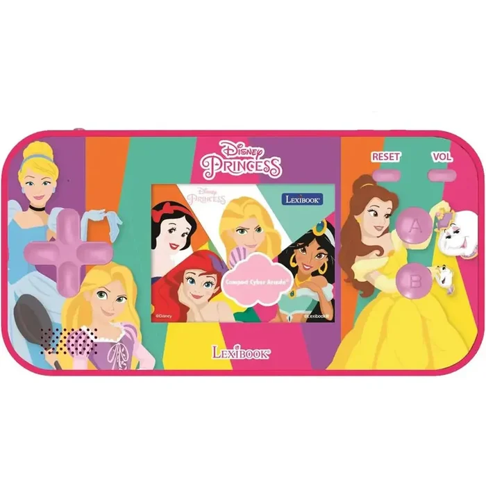 Lexibook – Princess Handheld Console Compact Cyber Arcade 2.5 Inch 150 Games
