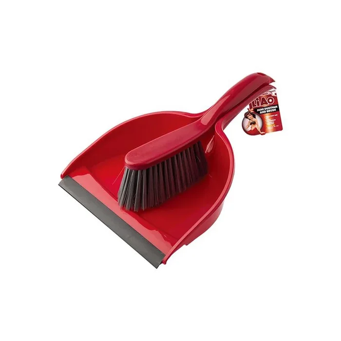 Liao Mini Dustpan & Brush Red C130011