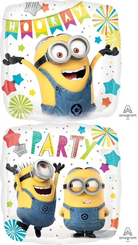 Licensed Despicable Me Minion Foil Balloon (18 “) – Fun Minion Party Decor | Air Or Helium Inflation
