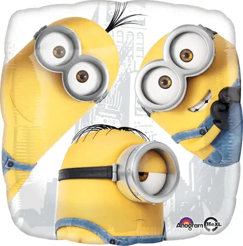 Licensed Minion Group Foil Balloon 18 ” – Despicable Me Party Decor | Air Or Helium