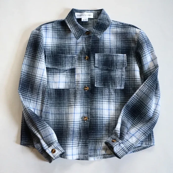 Lightweight Navy Flannel – Infant