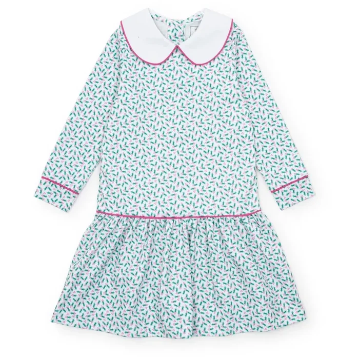Lila and Hayes – Lillian Girls’ Dress – Holly Holiday
