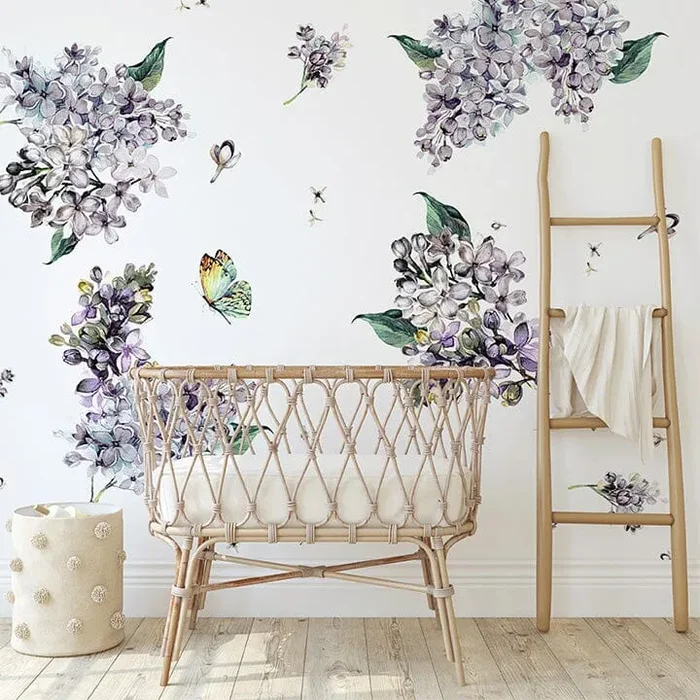 Lilac Blooms Wall Decals