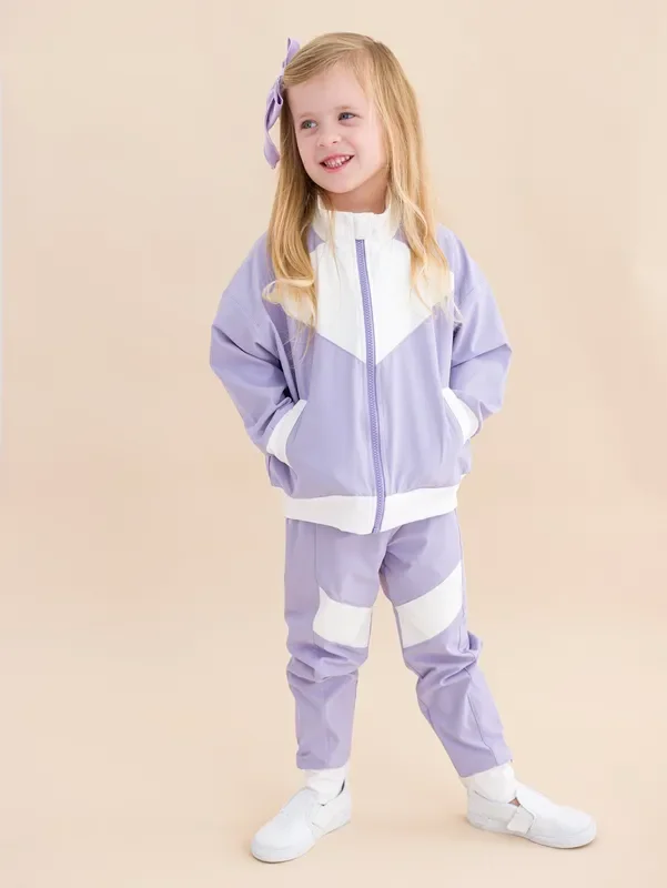 Lilac Windbreaker Set