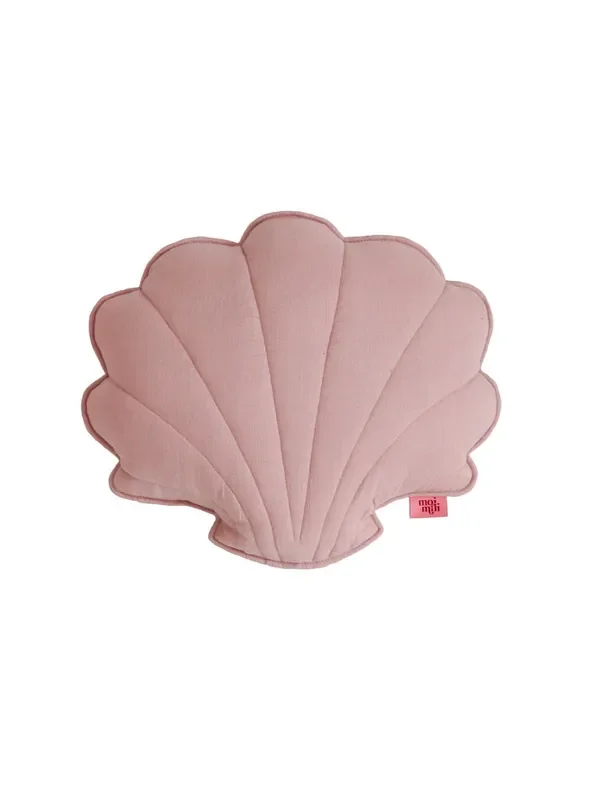 Linen Powder Pink Shell Pillow