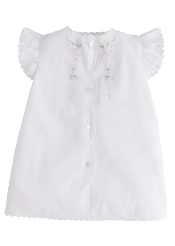 Little English Bow & Flower Tea Gown