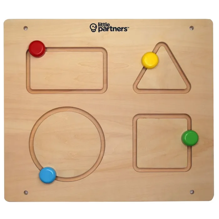 Little Partners Educational Activity Board – Shapes