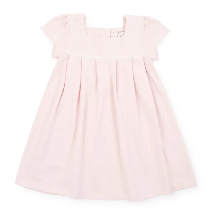 Lizzy Girls’ Woven Pima Cotton Dress – Light Pink