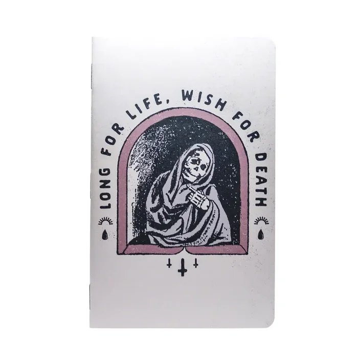Long For Life Wish For Death Memo Book – Two 32-page Memo Books