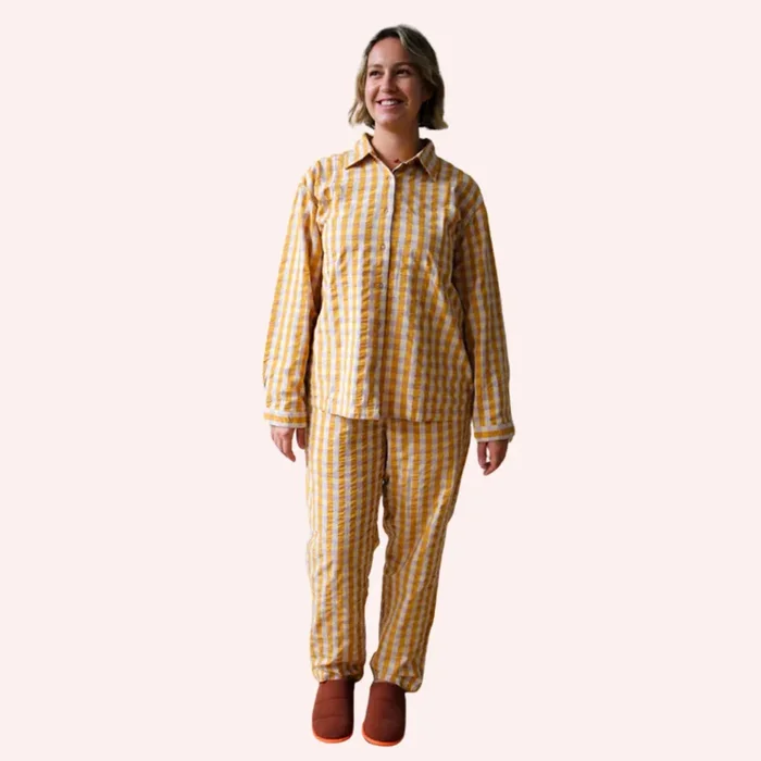 Long Pyjama Set – Mango Seersucker