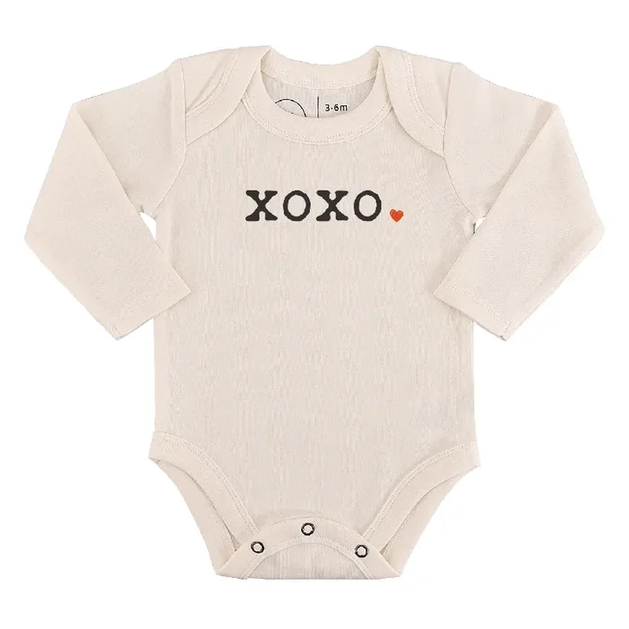 long sleeve graphic bodysuit | xoxo