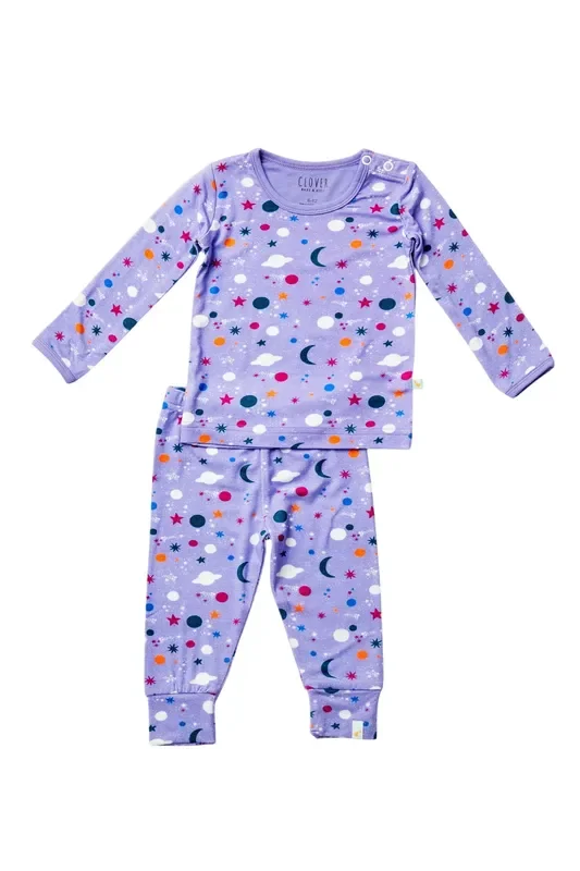 Long Sleeve Pajama Set – Luna Lavender
