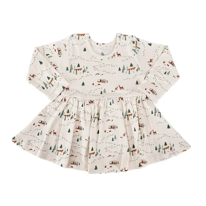 Long Sleeve Twirl Dress | Into The Woods