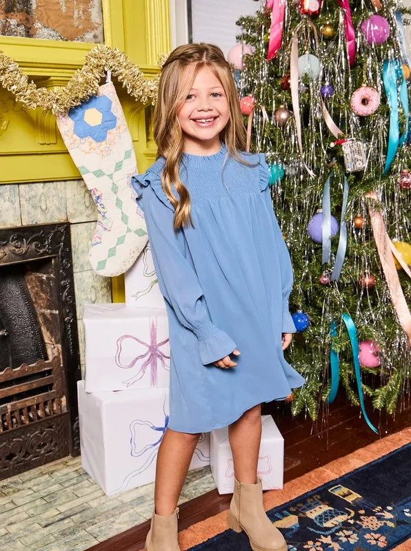 Lottie Dress – Blue