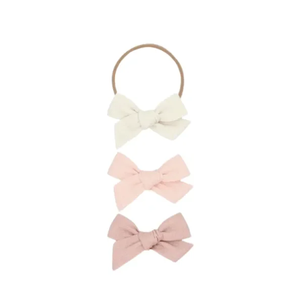 Lou Lou & Company Linen Bow 3 pack Headbands