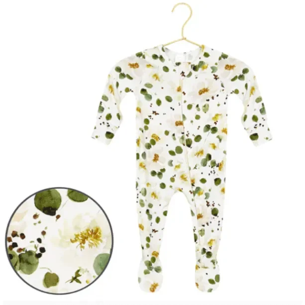 Lou Lou & Company Zippered Footie- Thea