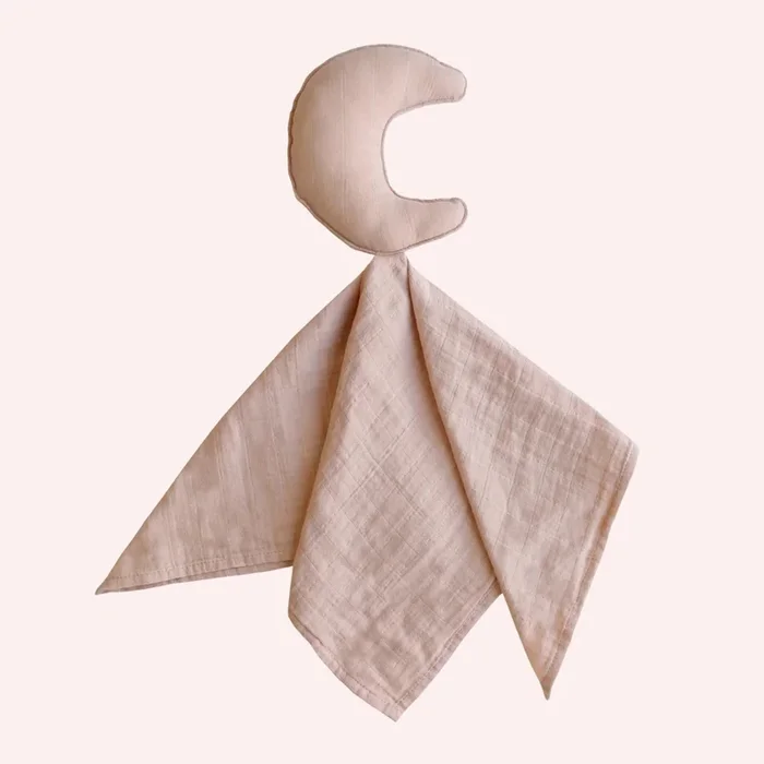 Lovey Blanket Moon Comforter – Blush
