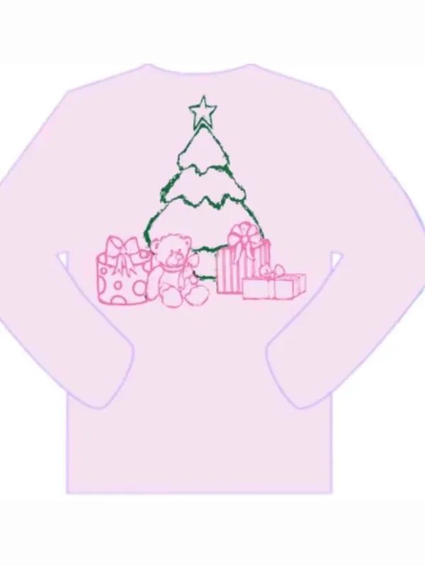 LS Pink Christmas Tree with Presents T-Shirt