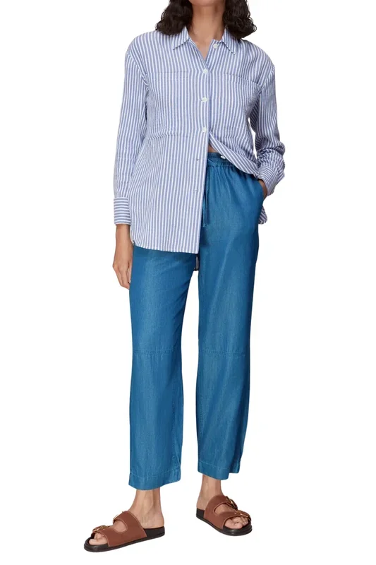 Lucy Chambray Barrel Trouser