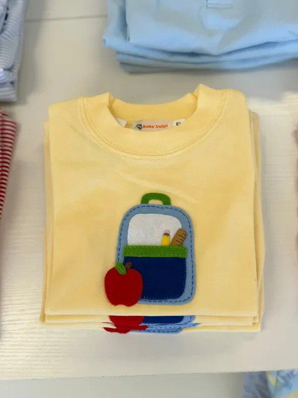 Luigi Kids Butter Yellow Backpack Tee