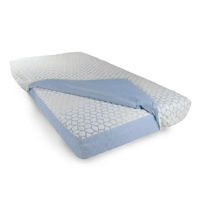 Lullaby Earth Twin DREAM EASY Kids Mattress w/Waterproof Cover – Blue Leaf