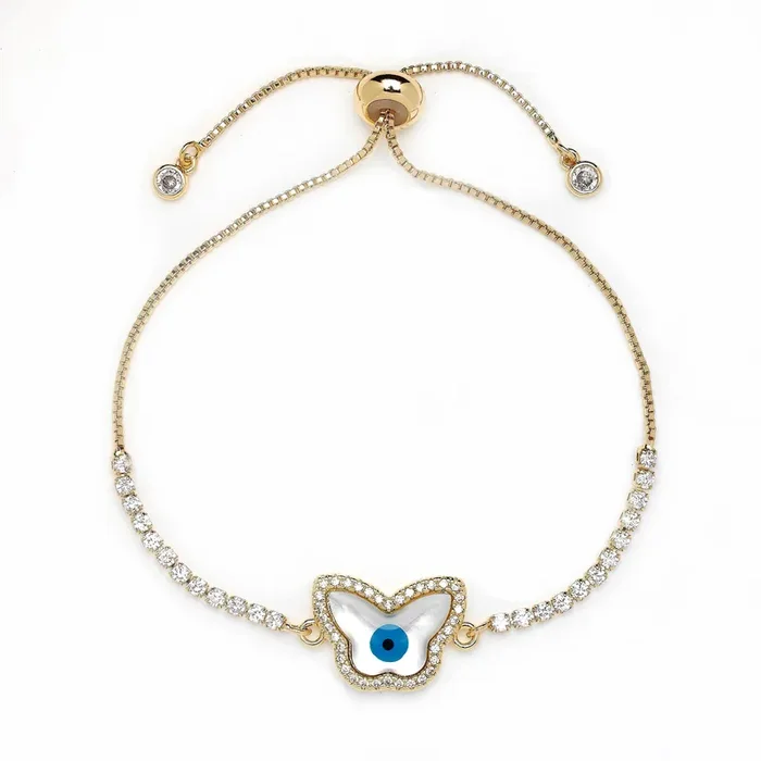Lux Mother Of Pearl Butterfly Bracelet