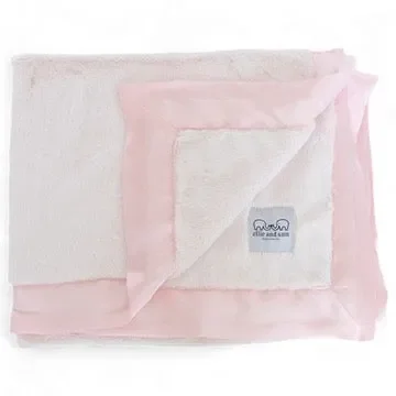 Luxury Satin Border Blanket – Pink