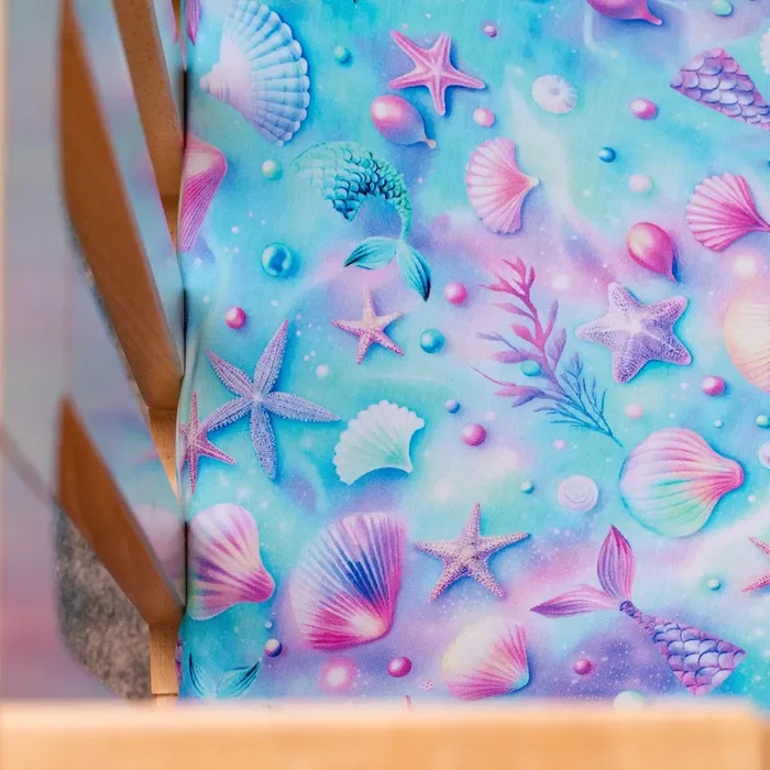 Magical Mermaid Shells | Bamboo Crib Sheet