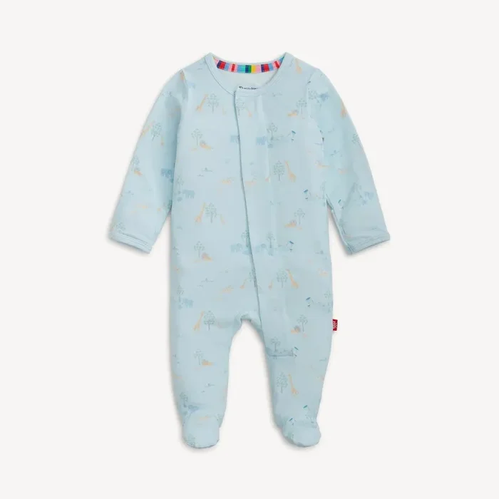 Magnetic Me Blue Safari Footie