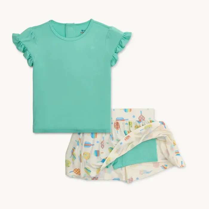 Magnetic Me- Perfect Pickle Paddles Modal Magnetic Top+ Skort Set