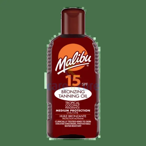 Malibu 15Spf Bronzing Tanning Oil 200ml
