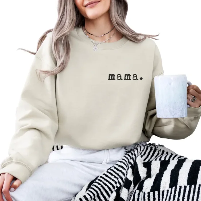 Mama. Embroidered | Premium Adult Sweatshirt